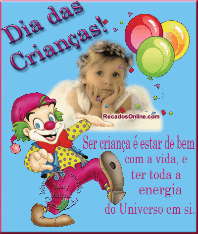 Dia 12, dia das crianças  