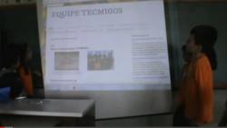 Equipe TECMIGOS apresenta o seu trabalho realizado durante a 2ª Gincana Virtual Cidade do Conhecimento.