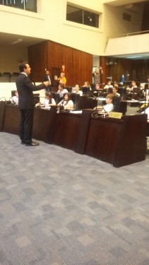 Visita a Assembleia Legislativa