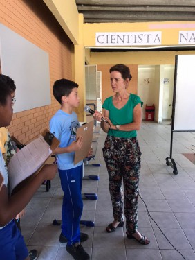 Cientista na escola