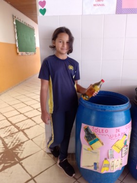 Somos um ponto de coleta de Óleo de Cozinha Usado