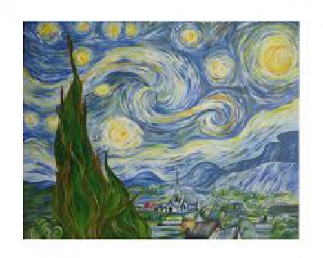 NOITE ESTRELADA VAN GOGH 