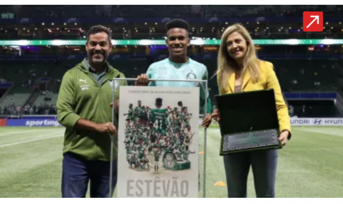 Em Despedida do Allianz Parque, Estêvão marca golaço.