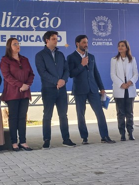 Inauguração da reforma da UEI Guilherme Braga