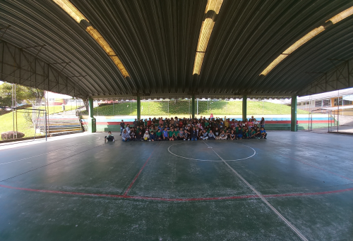 Visita do famoso Grafiteiro GardPam